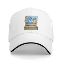 Frutiger Aero World  Baseball Caps Retro  Sandwich Cap Unisex Women Polyester Dad Hat Travel Gift One Size
