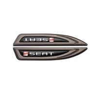 2 vnt. Automobilio stilius 3D metalinis šoninis sparno emblema Sparnuotės lipdukas Seat cupra Ateca Leon Mk1 Mk2 Mk3 Cordoba 5f 1p lbiza 6f FR Toledo