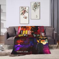 The Weeknd Pop Blankets Flannel Textile Decor  Portable Super Soft Throw Blankets for Sofa Couch Bedspreads 130x150cm