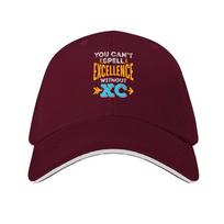 You Cant Spell Excellence Without XC Cross Country Running Baseball Cap F funny hat Vintage Kids Hat Hats Women Unisexs