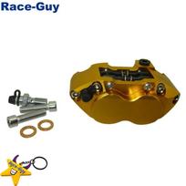 Racing 4 Piston Brake Caliper For Pit Dirt Super Motard Bike Scooter