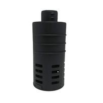 Air Diesel Parking Heater Intake Filter Silencer ABS Sponge +Intake Duct Pipe Stretch Length 60cm +2x Hose Clamp For Car Truck KLPT-Black-1PCS