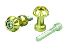 POSH FAITH Motorcycle Supplies NASA Long Net Anchor 8mm Champagne 8mm auksas