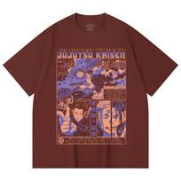 Gsm  Cotton Jujutsu Kaisen V Geto Print Unisex Heavy Cotton T Shirt S