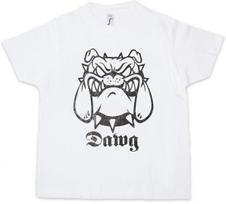 DAWG Kids Boys kids boys T-Shirt Bullterier Pitbull Fight Combat Dog Terrier Dog 130