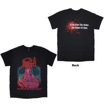 Death Unisex T-Shirt: Scream Bloody Gore (Black) (Back Print) (X-Large) L