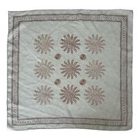 Y2K Print Hair Scarf Flower Punk Bandana Turban Accessories Square Headscarf  Ladies chaki