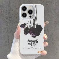 M-Motionless In White Phone Case For iPhone 17,16,15,14,13,12,11,Pro,XS,Max,Plus,Mini,SE White Candy Matte Shockproof Cover iPhone17