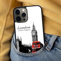 London Red Bus Big Ben Soft Phone Case for iPhone 17 Air 16e Pro max 15 Pro 13 14 Plus 11 12 MagSafe Magnetic Coque iPhone 17Air