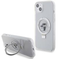 Etui Karl Lagerfeld Ring Stand Karl&Choupettte Magsafe Do Iphone 15 Plus, Białe