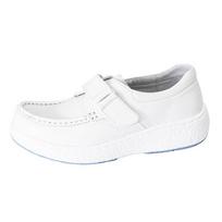 Four Seasons Popcorn Leather Medical Work Shoes Soft Sole Breathable Non-slip Not Tired Foot Stepping Shit Nurse Shoes 34