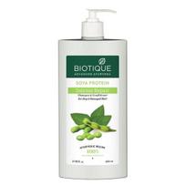 Biotique Bio Soya Protein Fresh Nourishing Shampoo |Maintains pH Balance |Promotes Healthy Shiny Hair| Prevents Color Fading | All Skin Types | 650ml