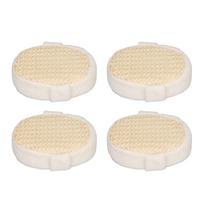 4Pcs Sisal Bath Sponge Exfoliating Easy Cleaning Quick Drying Exquisite Shower Sponge for Shower