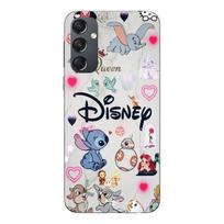 Telefono dėklas - MANIACASE - Samsung Galaxy A54 - Silikonas - Disney personažai - Lankstus juoda