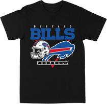 Philcos NFL Buffalo Bills T-shirt su trikampiu, juodas S juoda
