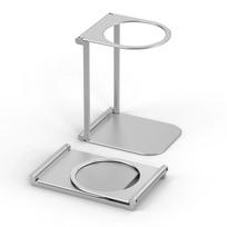 Soporte de acero inoxidable ajustable para cafetera portátil, accesorio ligero para exteriores