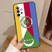 Comoros Flag Case For Samsung Galaxy A56 A36 A16 A06 A13 A33 A53 A52 A32 A12 A54 A34 A14 A35 A55 A17 A15 Samsung A55