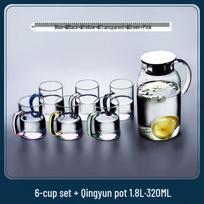 Handun High Borosilicate Glass Cup and Teapot Set