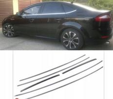Ford Mondeo Mk4 Sedanas Chromuotos Šoninės Langų Apdailos Juostelės