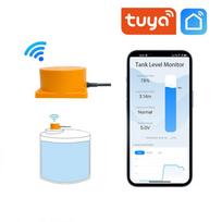 ME201W Tuya APP Ultragarsinis Belaidis Vandens Kuro Dyzelino Alyvos Skysčio Lygio Daviklis Signalizatorius Nuotolinis Rezervuaro Lygio Monitorius AU 100-240V AC