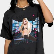 Limited Kim Petras Shirt, Retro Kim Petras Shirt for Fan, Kim Petras Unisex Y2k Clothing, Trending Unisex Tees, Vintage Kim Petras 90s Shirt S įvairiaspalvis
