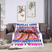 Italian Brainrot Cappuccino Assassino Funny Blanket Fleece Summer  Portable Warm Throw Blankets for Bedding Office Bedspread 150x200cm