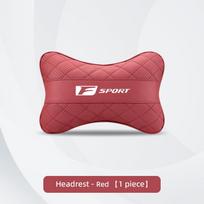 Nappa odos automobilio galvos atramos kaklo pagalvėlė juosmens paminkštinimas Lexus F-SPORT ES RX NX LS UX LM LX GX LC RZ IS CT GS RC HS SC TX LBX