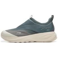 Li Ning SOFT GO 2 Slip Resistant Abrasion Resistant Cushioning Low top Casual Shoes Men's Blue Gray AGLV005-11 42