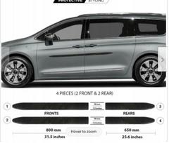 Chrysler Pacifica - Listwy Czarne Boczne Drzwi