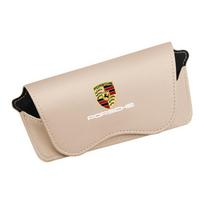 Automobilio skydelio nuo saulės akinių laikiklis Saulės akinių laikymo dėklas Porsche Panamera Taycan 911 718 Macan Cayenne Boxster Cayman 918 Pajun smėlis