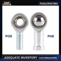 Rod End Joint Bearing PHS5 PHS6 POH10 POH12 POH16 PHS25 PHS20 Internal Thread / POS5 POS6 POS8 POS10 POS12 POS16 External Thread 1pc
