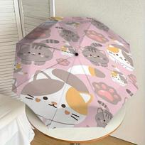 1pc Cats, Paws Themed Umbrella for Men & Women, Valentine's Day Christmas Decorative Umbrell167