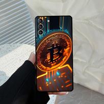 Crypto Currency Bitcoin BTC Case For Samsung Galaxy S24 Ultra S21 S22 S23 S25 S26 Ultra S10 Plus S20 S25 FE Cover Funda Galaxy S21 FE