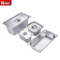 HPMILY Stainless Steel Food Storage Pan with Lid