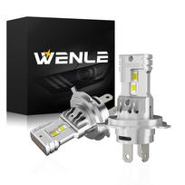 WENLE 360° angle adjustable H4/H19 shared led headlight bulb Hi/Lo H4 balta