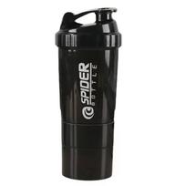 500ml Protein Shaker Cups with Powder Storage Container Mixer Cup Gym Sport Water Bottles with Wire Whisk Balls Drinkware juoda
