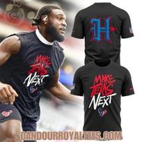 Houston Texan Make Texas Next 3D Shirt Unisex Fan Gift S-5XL S