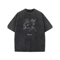 Taurus Vintage Washed Graphic Short Sleeve TShirt S