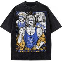 Buddha Record Of Ragnarok Anime Clothing Men Women Oversized Tshirts Short Sleeve Washed T Shirt Cotton Tshirt Harajuku Tops S