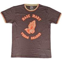 Tupac Unisex Ringer T-Shirt: Hail Mary (Medium) 4XL