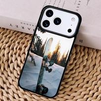 Skiing Snow Snowboard Ski fashion Phone Case Cover For Magsafe Wireless Charger For iPhone 17 Pro Max 16 14 13 12 11 15 Air iPhone 14