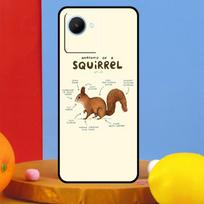 Squirrel Cute Animals For Realme C75 C71 C55 C53 C67 C61 C33 C63 C51 10 11 12 13 14 15 Pro Plus C65 GT7 Pro Case Realme C35