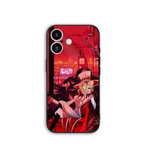 for Apple iPhone 17 16 15 11 Pro XS Max XR 6 7 8 Plus + SE 2020 5 16E Phone Cover Case H-Hazbins Alastor H-Hotels Angel Dust iPhone 16E