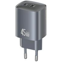 Ładowarka Sieciowa Usams Cc305 T66 45W Gan 2Xusb-C