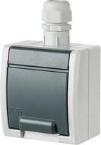 Hermetinis elektros lizdas Aquant Gnt 2p+z Ip65
