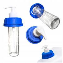 Vandens aparatas Dozator muilui ant 5-20l talpos, 150ml, mėlynas