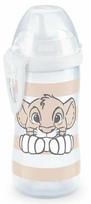 Vaikiška gertuvė Nuk Kiddy The Lion King, 300 ml, 1 m., plastikas, skaidri sp./rusva sp.