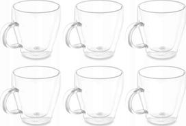 Dvigubo stiklo stiklinių rinkinys Vivalto 87976, skaidri sp., 0.27 l