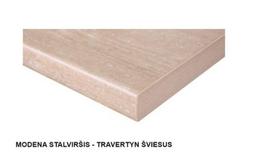 Stalviršis Modena Travertyn, 60 cm, rudas