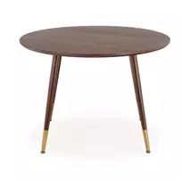 Valgomojo stalas, rudas, 110 cm x 100 cm x 72 - 76 cm